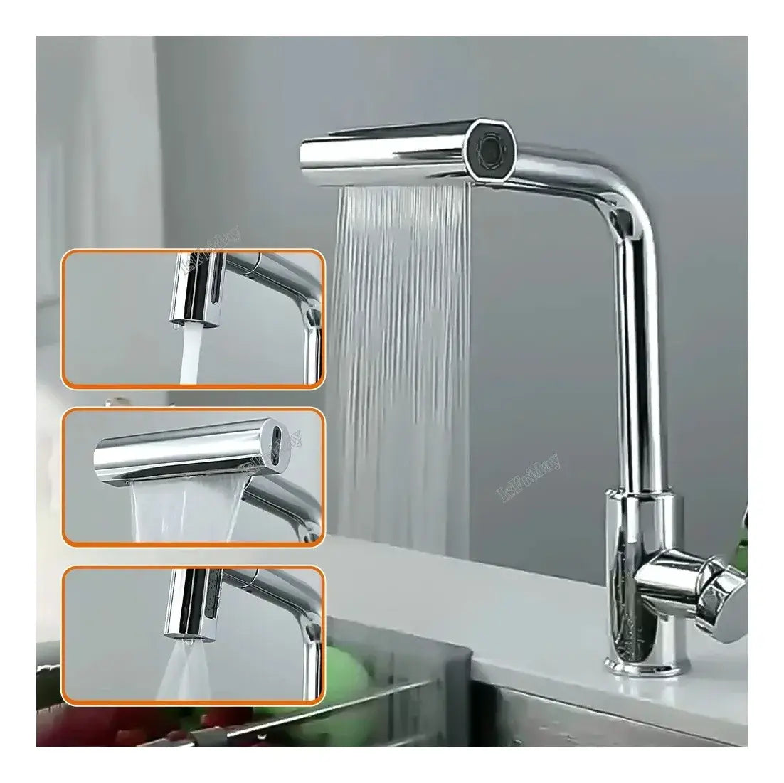 🚰 Grifo Giratorio – Llega donde otros no 🙌 - Ahorra agua 💧 cada día 💰