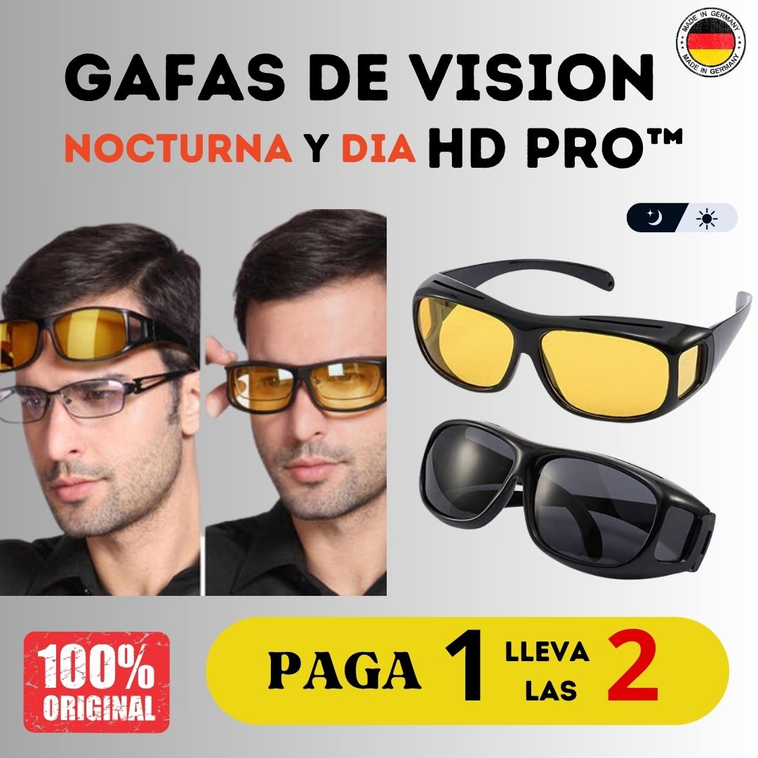 Gafas HD Nocturnas para Conducir + Gafas de SOL. Paga 1 Lleva 2 !!!