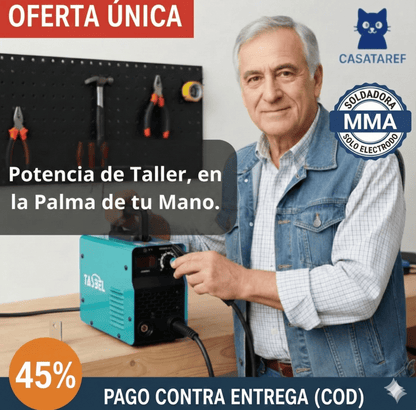 Soldadora Inverter 220V  – Repara Todo en Minutos – Potencia Profesional para Ahorrar sin Talleres