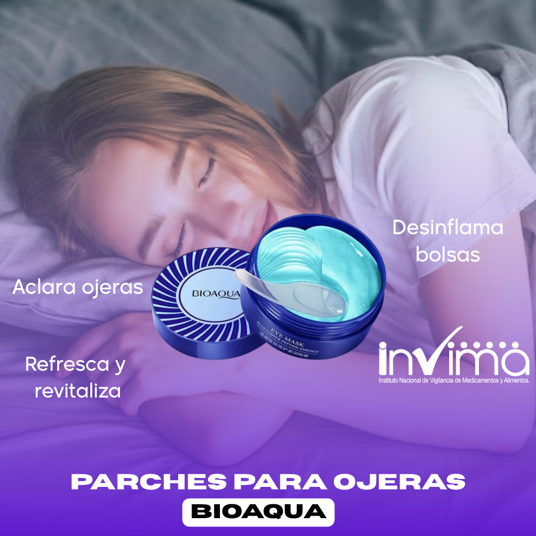 Bioaqua Parches Hidrogel Para Ojeras - ¡Elimina las ojeras en poco tiempo!