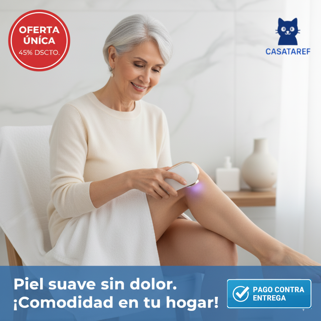 Depiladora Láser – Elimina Vello – Piel Suave en 8 Semanas sin Salir de Casa