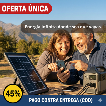 Panel Solar Compacto USB – Carga Sin Enchufes – Energía Segura en Minutos