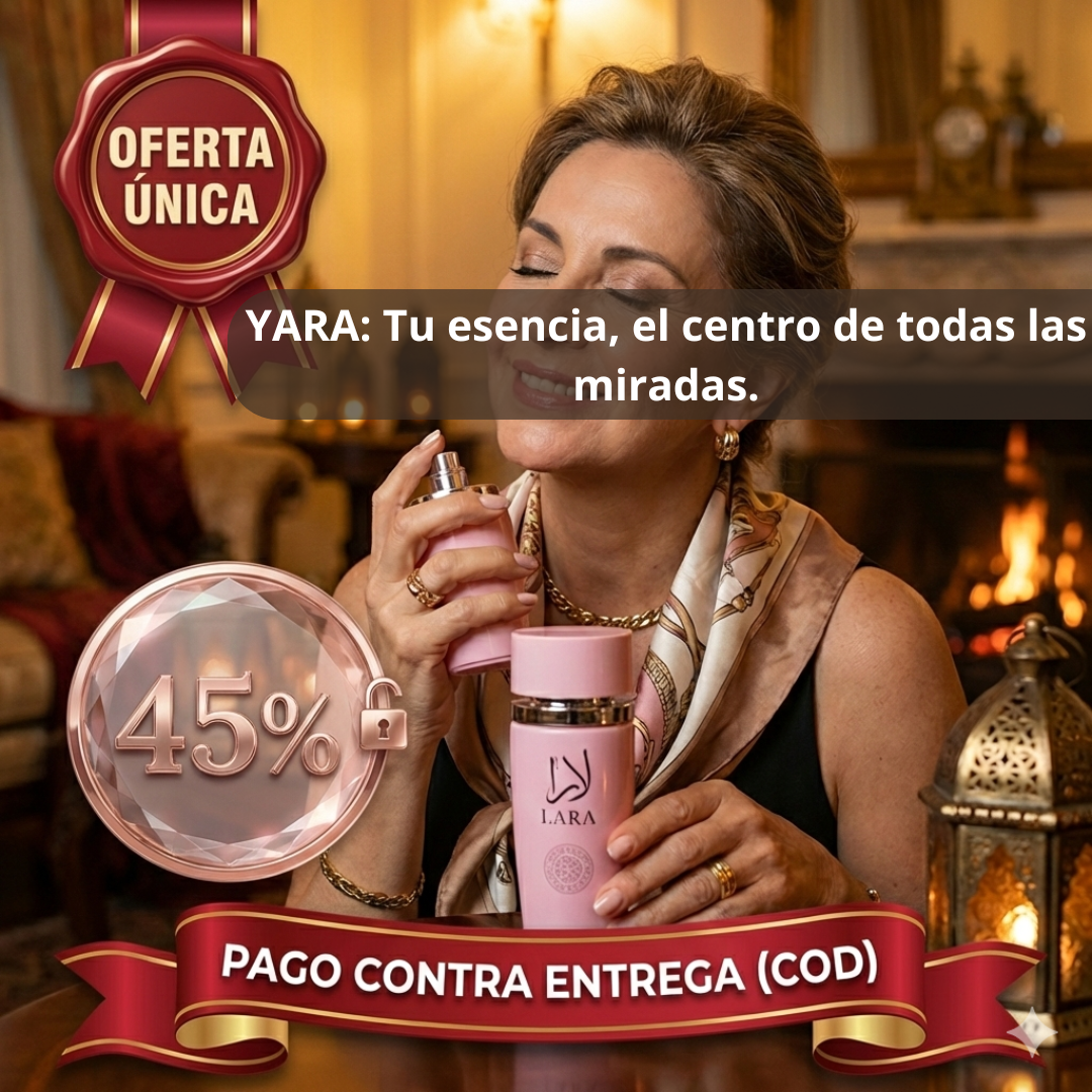 Perfume Femenino Yara 100ml - Aroma Dulce Sofisticado - Recibe Cumplidos Desde el Primer Día