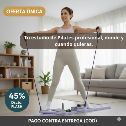 Tabla Reformer de Pilates – Entrenamiento Multifuncional – Mejora Fuerza y Movilidad en Casa