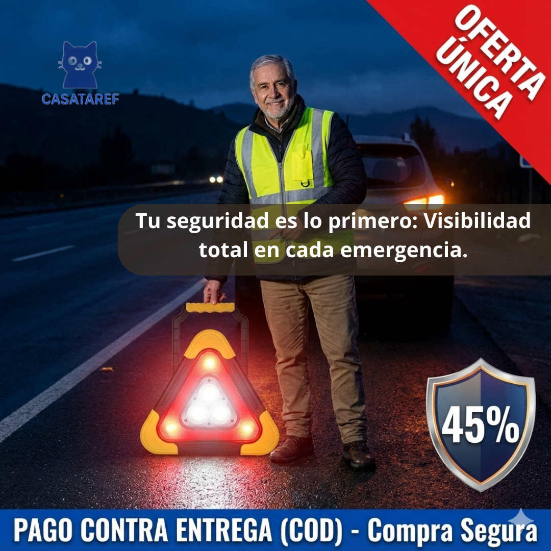 Luz de Advertencia LED – Señalización de Emergencia – Más Visibilidad y Tranquilidad al Detenerte