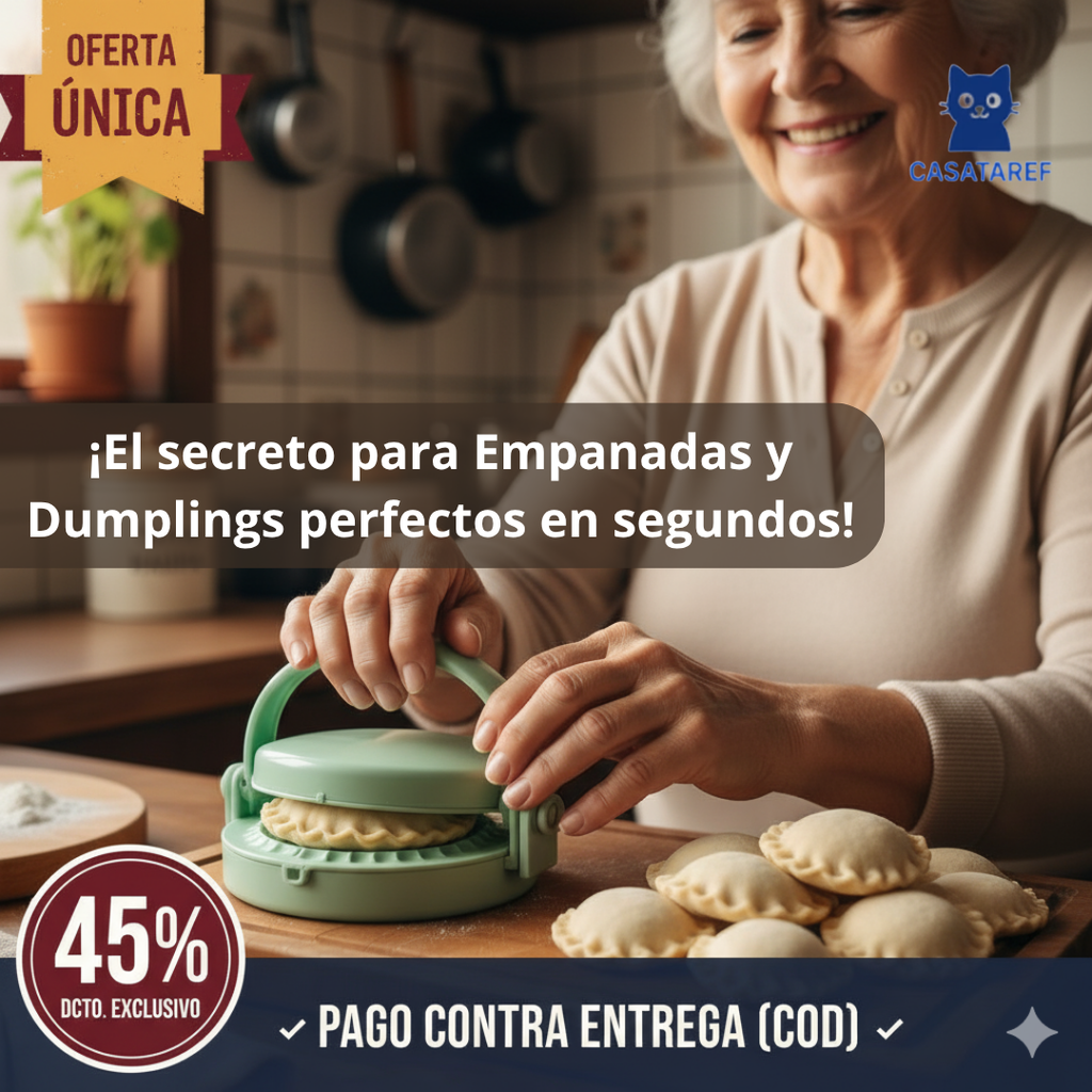 Molde Empanadas 2 en 1 – Prepara empanadas perfectas en segundos y disfruta cocinando en familia
