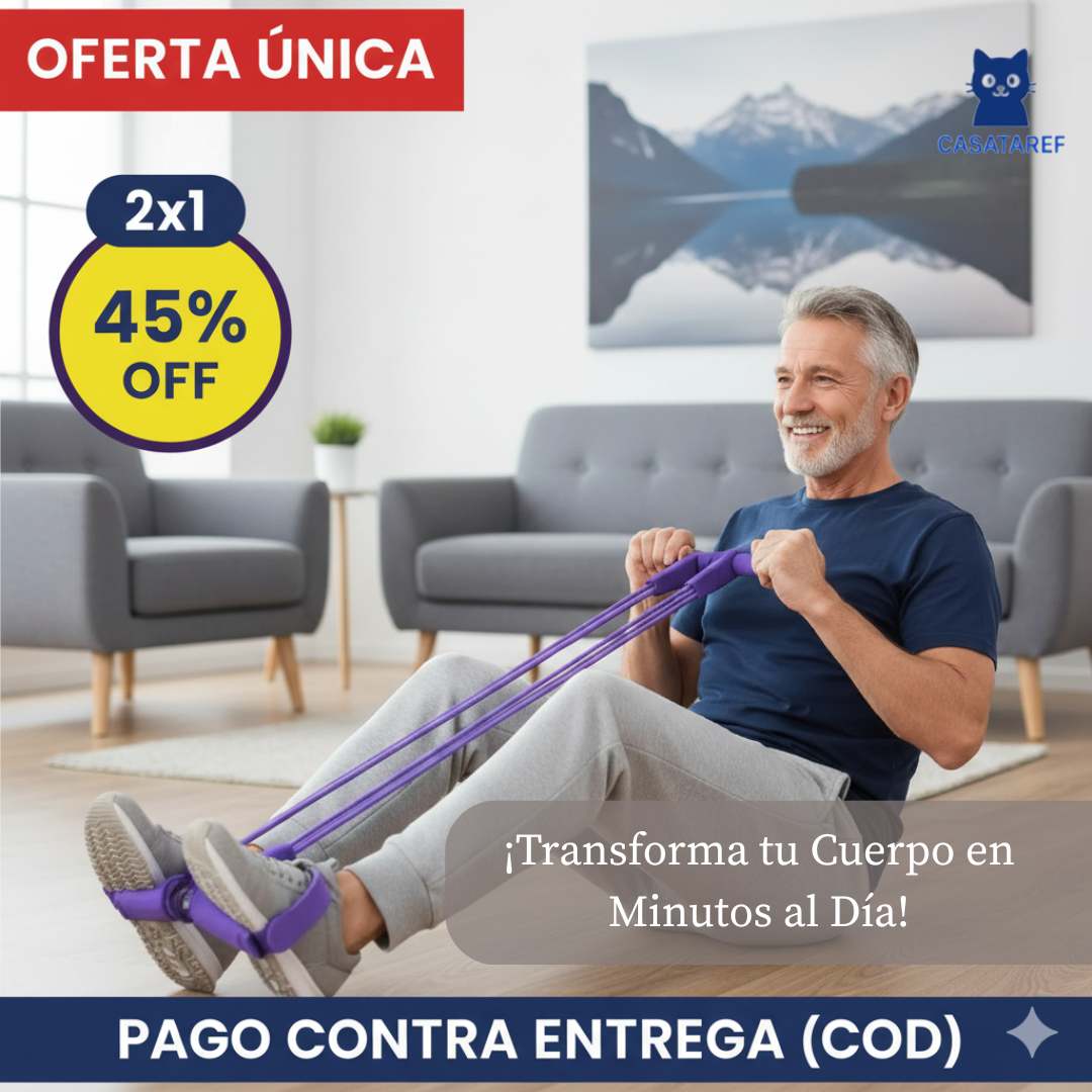 Bandas Elásticas Pro – Entrena sin máquinas – Recupera fuerza y movilidad en solo 10 minutos al día