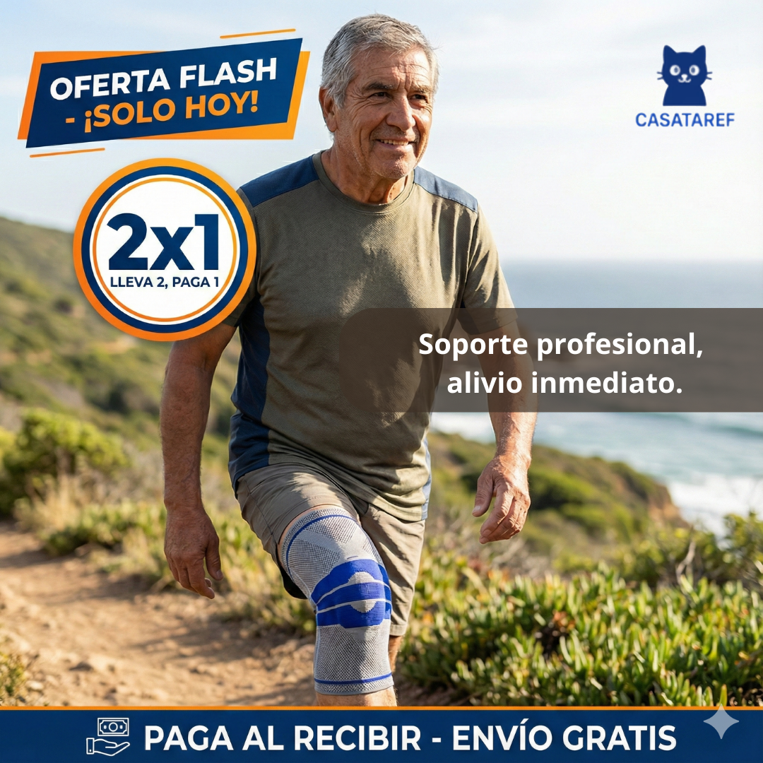 Rodillera de Gel Térmico – Estabiliza la Rodilla – Alivia el Dolor en Minutos