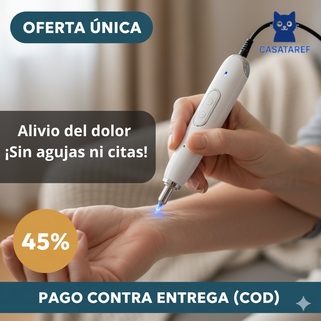 Lápiz Masajeador Eléctrico – Relaja músculos tensos – Alivio inmediato en solo 5 minutos
