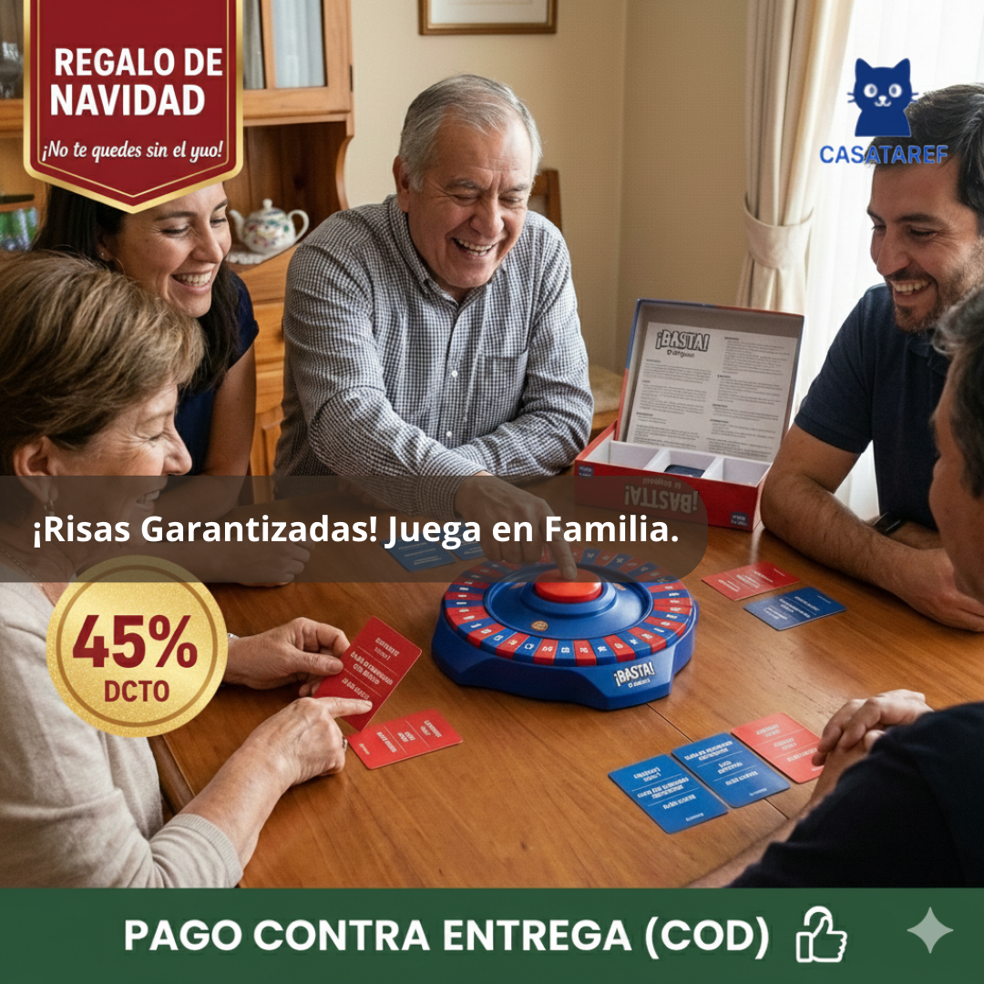 Juego Basta Familiar – Desafía palabras en segundos – Une a tu familia con risas en solo 10 minutos