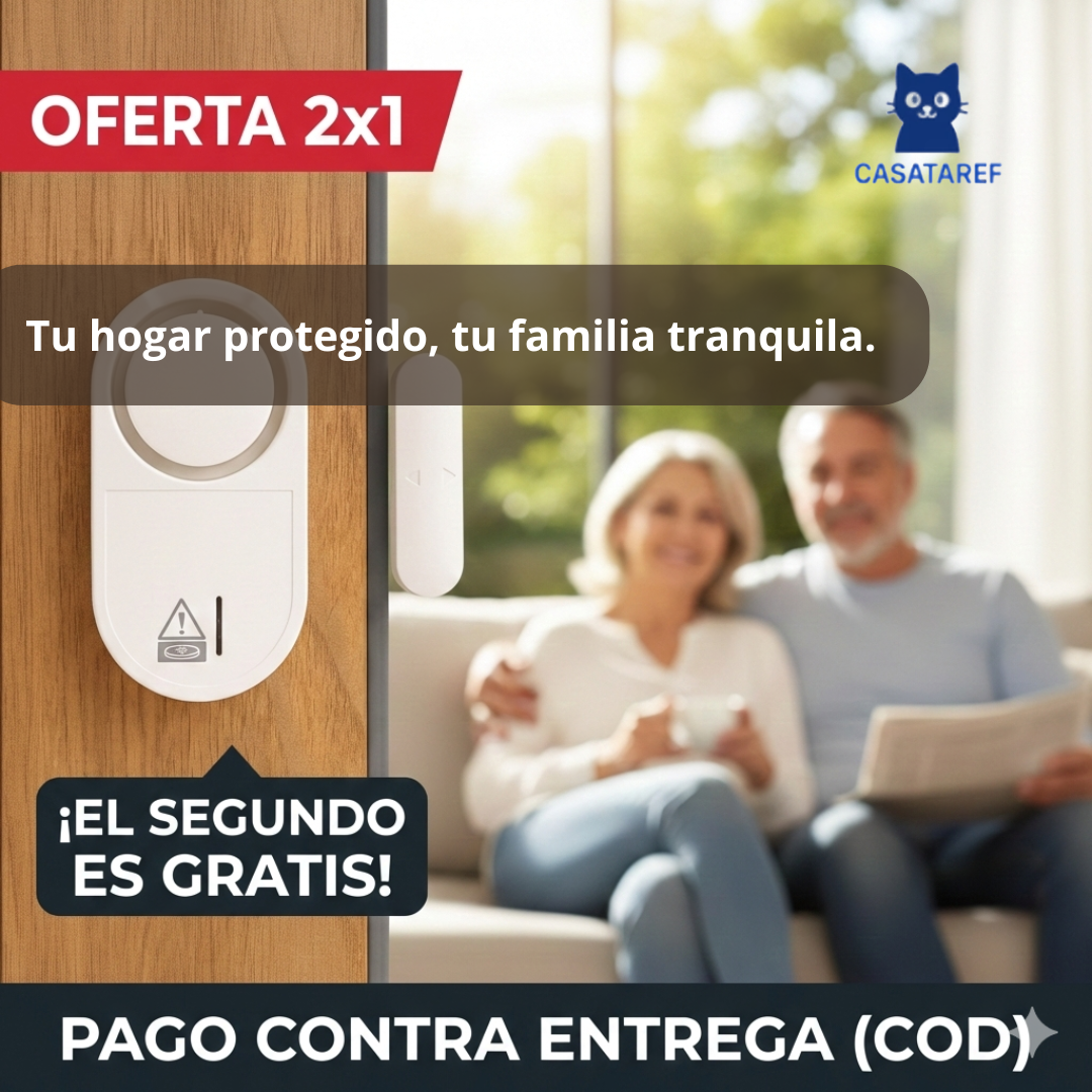 Alarma Magnética de Puerta y Ventana – Detección Instantánea – Protección Inmediata 24h