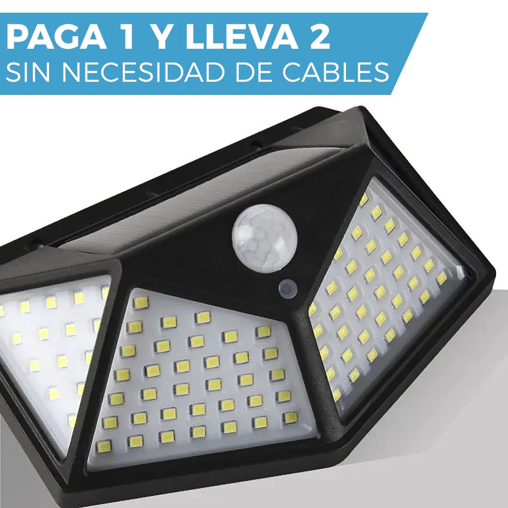 REFLECTOR SOLAR CON SENSOR DE MOVIMIENTO | PAGA 1 Y LLEVA 2 🎁