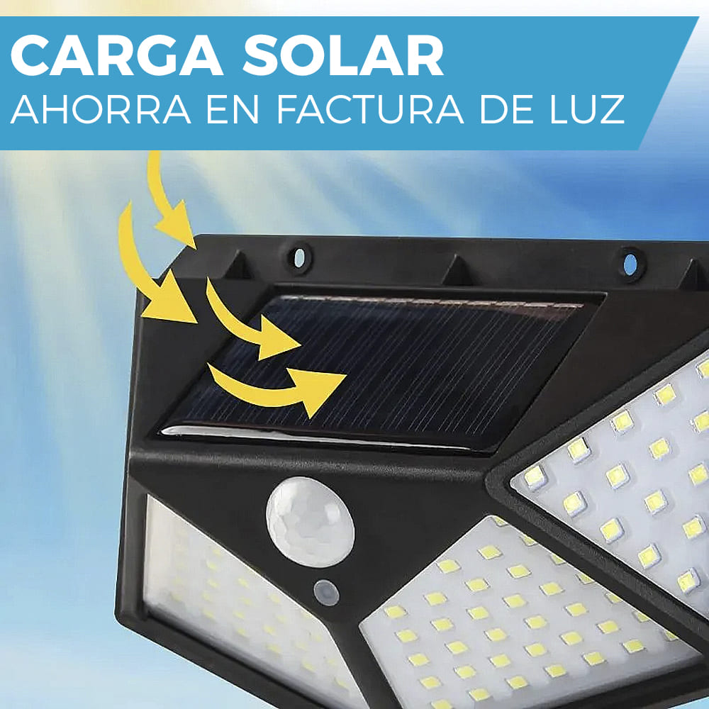 REFLECTOR SOLAR CON SENSOR DE MOVIMIENTO | PAGA 1 Y LLEVA 2 🎁