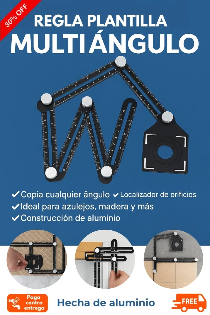 Regla Multiángulo Para Azulejos y Baldosas