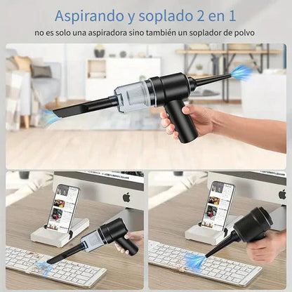 TurboClean - Aspiradora Potente 6 ES 1 + 2 FILTROS GRATIS