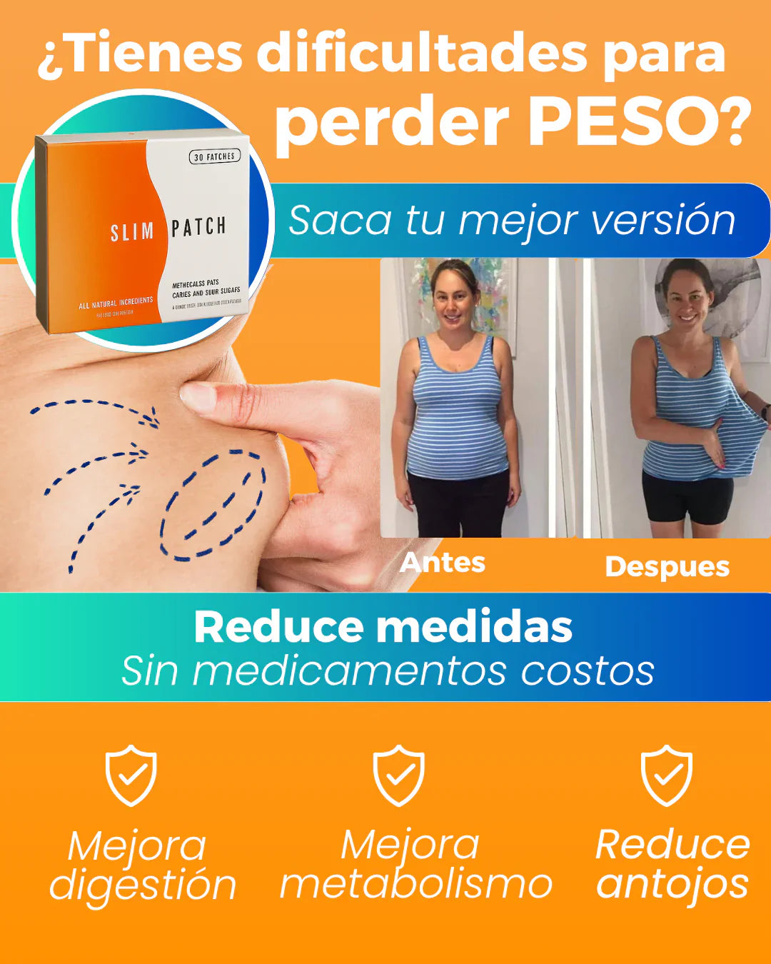 SLIM PATCH - PARCHE ADELGAZANTE