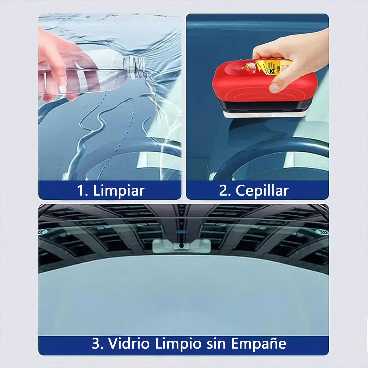 PACK x 4 Cepillo Antiempañante para Auto 🚘  Seguridad y Visibilidad desde el Primer Uso