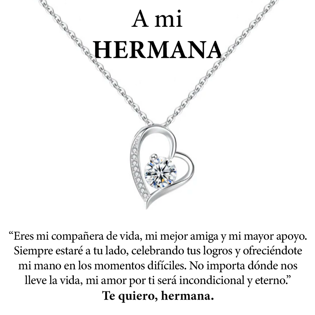 Collar Amor Eterno | Caja con Luz y Dedicatoria <span style="color: #000000;"><strong><span style="color: #ff2a00;">Plata 100% Autentica </span></strong></span>