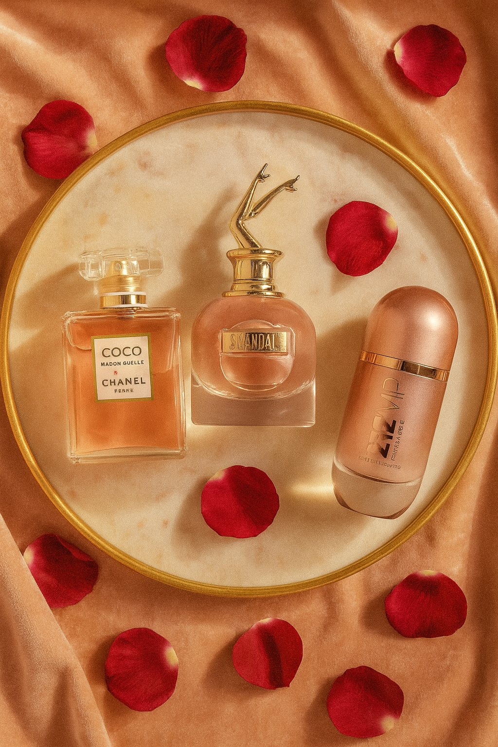 [KIT LUXE] - SCANDAL | COCO MADEMOISELLE | 212 VIP ROSÉ + CREMA VICTORIA SECRET