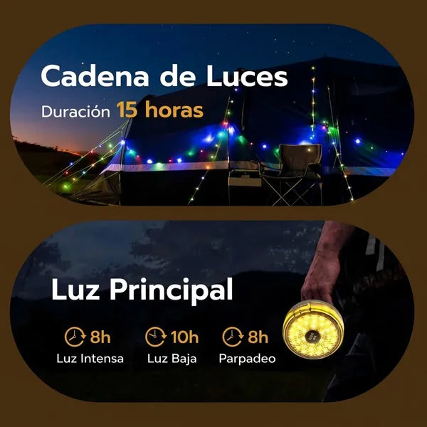 Rollo de Luces Led Navidad y Camping 10 Metros