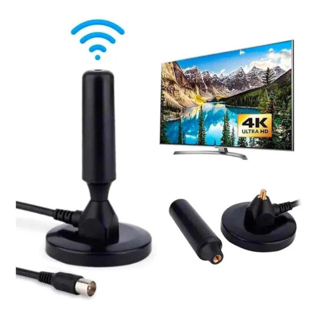 ANTENA HDTV 4K +12 mil canales GRATIS