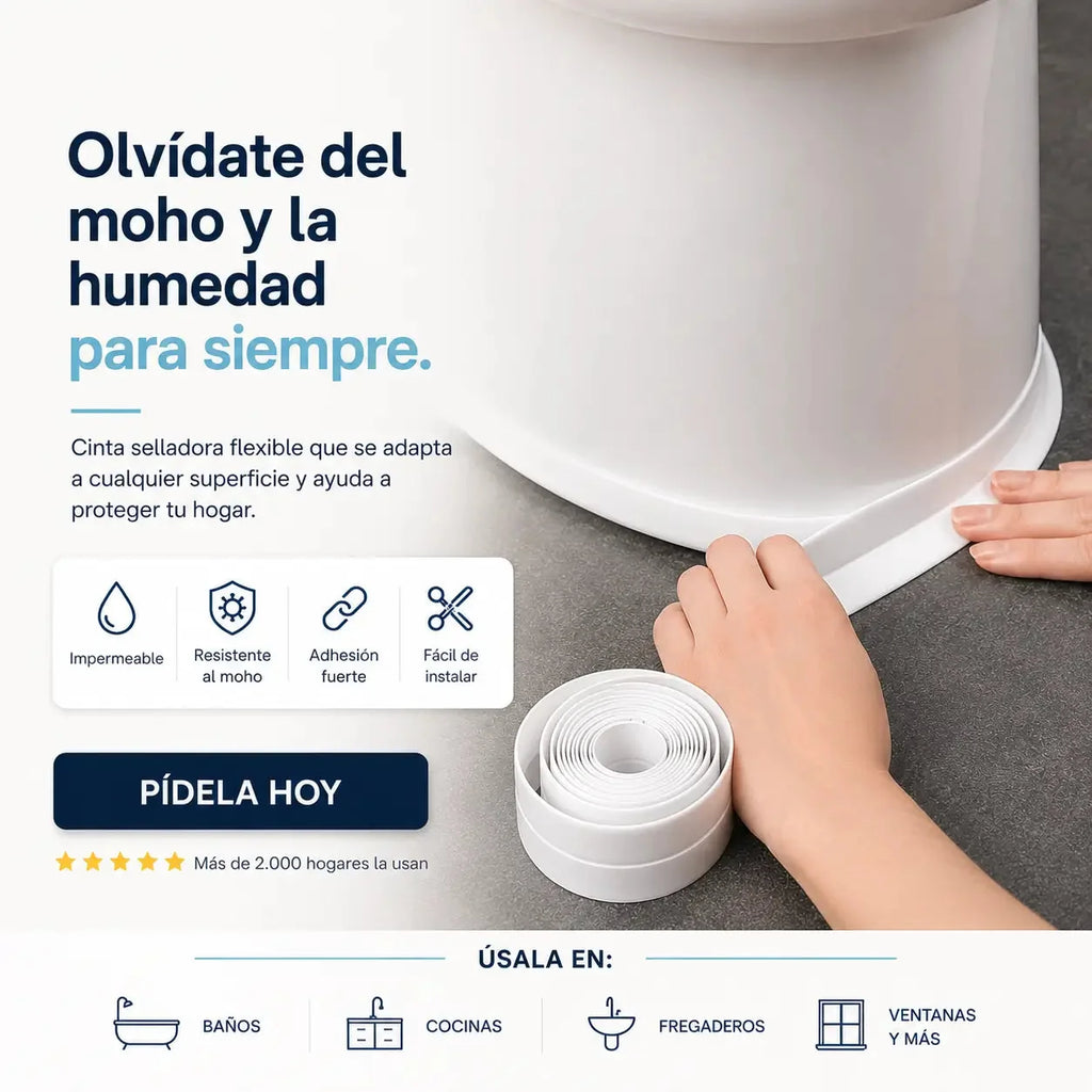 Cinta Selladora Antihumedad | Repara y Protege tu Hogar