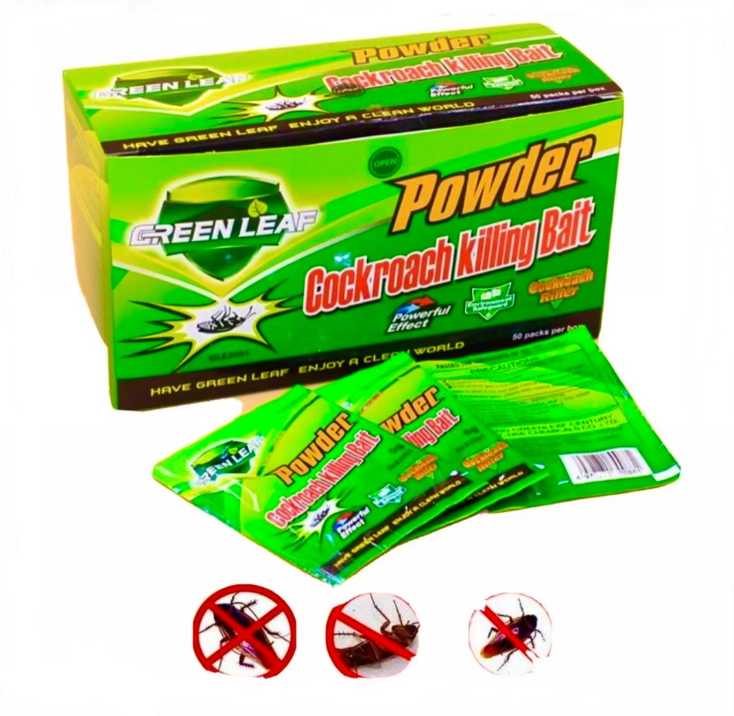 Cebo Anticucarachas – Control Total – Protección Continua del Hogar (10 sobres)