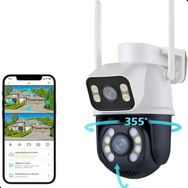 (COMPRA 1 y LLEVA 3) CAMARA DE SEGURIDAD X2-ROTACION 360°-90° PROMOCION CIERRE DE TIENDA - ENVIO GRATIS